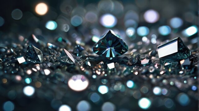 Close Up Of Diamond Texture