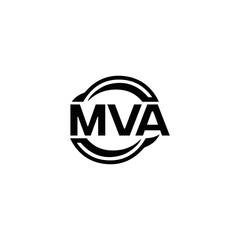 MVA logo. MVA set , M V A design. White MVA letter. MVA, M V A letter logo design. Initial letter MVA letter logo set, linked circle uppercase monogram logo. M V A letter logo vector design.	
