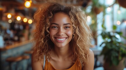 Obraz premium Jeune femme souriante 