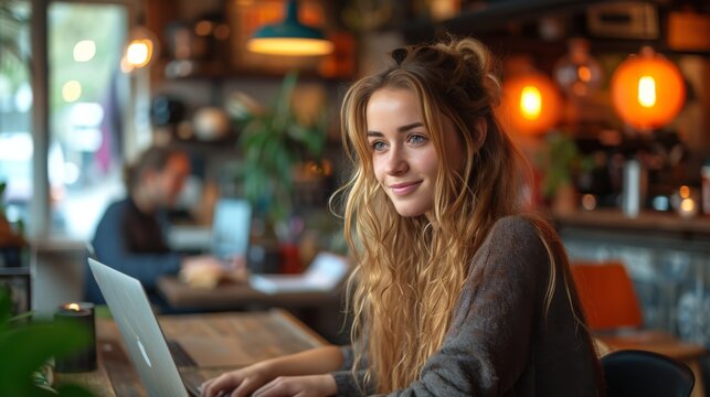 Jeune Femme Heureuse Et Souriante