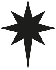 3d long gold star