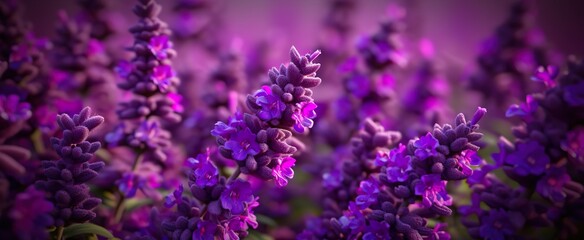 Fototapeta premium lavender field at sunset