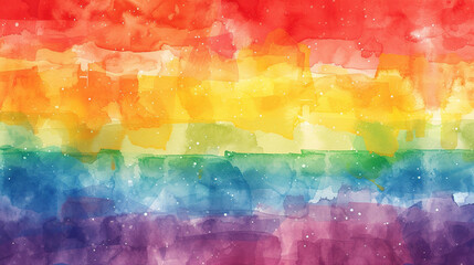 Cool rainbow flag in colorful comic style illustration. LGBTQ and pride month concept. - obrazy, fototapety, plakaty