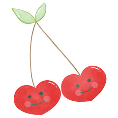 heart shaped cherry