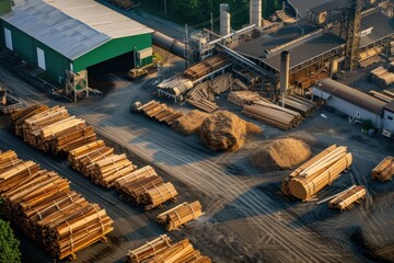 Bird's-eye view of the lumber industry