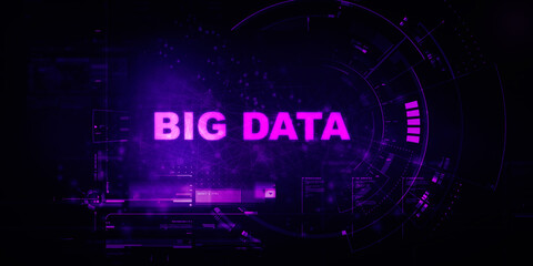 

2d rendering illustration abstract Big data 