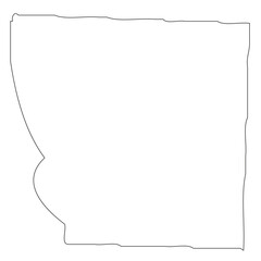 Adams County, Illinois. Outline of the map