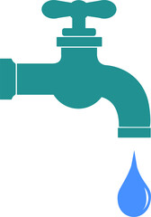 image of a water faucet that releases just a drop of water