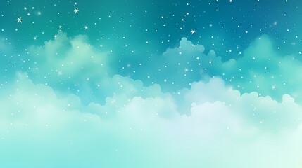 Sparkling starry night sky background
