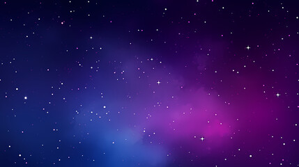 Obraz premium Mysterious star themed gradient background with countless twinkling stars