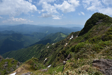 Fototapeta na wymiar Mount. Tanigawa, Minakami, Gunma, Japan