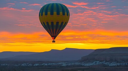 Obraz premium Beautiful view of Cappadocia balloon flight