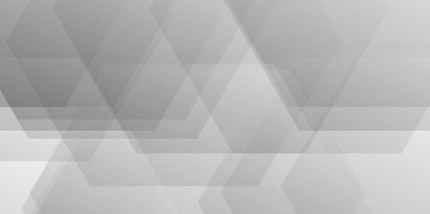 Fototapeta premium Abstract modern minimal geometric white and gray light background design. white transparent material in triangle diamond and squares shapes in random geometric pattern.
