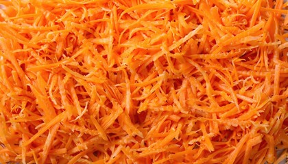 Abstract grated carrots background