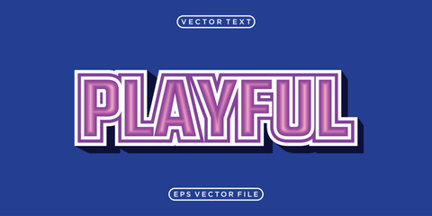 Fototapeta premium playful letter text style design vector