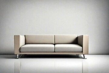 white sofa in a room