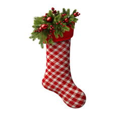 christmas sock isolated