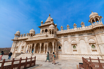 Naklejka premium Jaswant Thada mausoleum in Jodhpur, Rajasthan, India