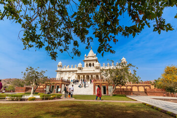 Fototapeta premium Jaswant Thada mausoleum in Jodhpur, Rajasthan, India