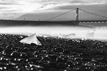 Ebbe und Flut in Island