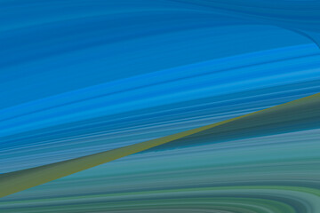 Abstract gradient Blurred colored background. Smooth transitions of iridescent green and blue...