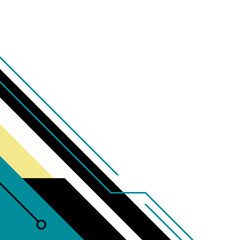 Modern Geometric Corner