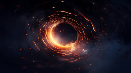 Cosmic illustration showing vibrant cosmic background