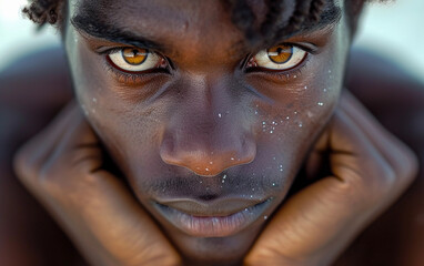 Close-Up Portrait of a Person With Dreadlocks