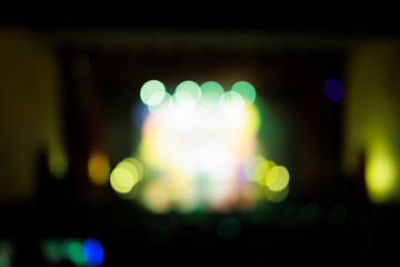 Texture blur and defocus, background for design. Stage light at a concert show.