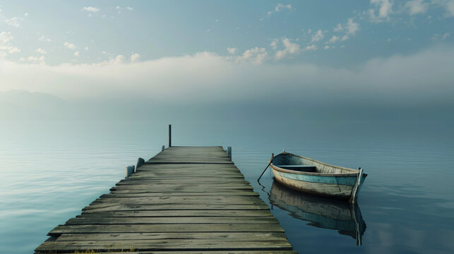 A peaceful ancient pier.