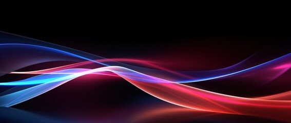 Glass abstract dark luxury fluorescent background. Generate AI image