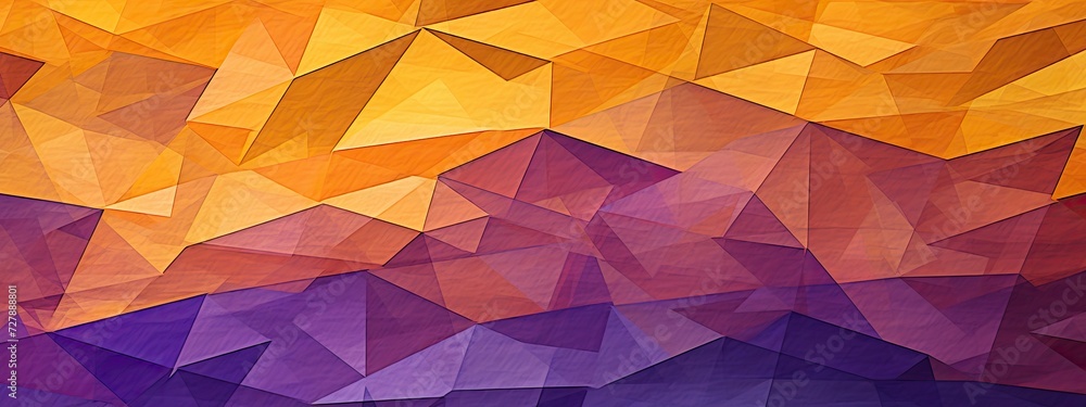 Poster a dynamic geometric background composed of vividly colored shapes, adding energy and vibrancy to any