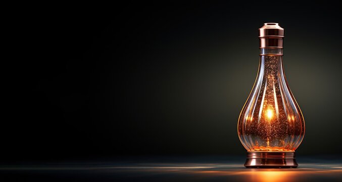 Typical Ramadan lamps like bottles