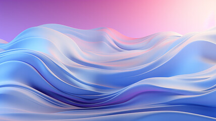 Fototapeta premium Abstract wavy shapes in colourful line curve motion graphic style