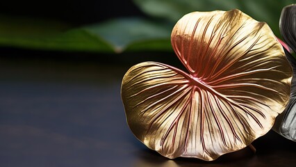 The golden colored leaves are impressive