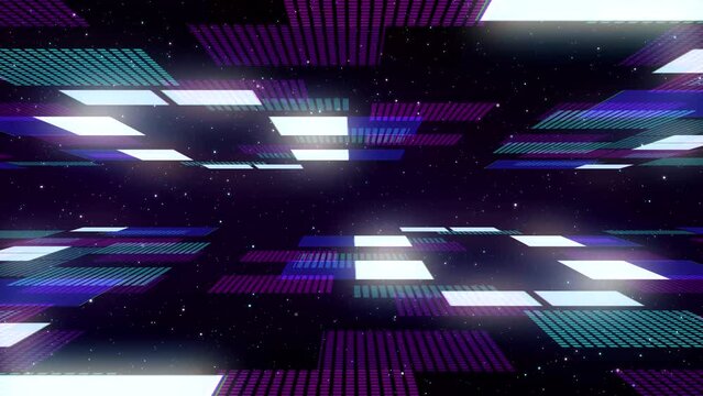 Digital cyber retro style 80s Sci-Fi background futuristic with laser grid landscape 1980s.