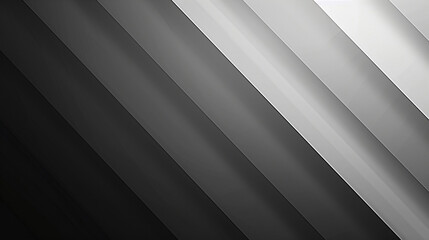 Obraz premium Minimal and modern greys color geometric background vector presentation design. PowerPoint and Business background.
