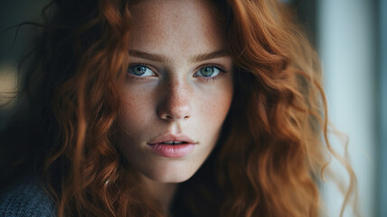 Fototapeta premium Creative portrait a young woman