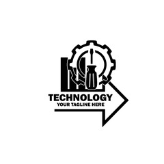 Abstract Initial Logo. Black color isolated on White Background. Business Branding Logos. Flat Vector Logo Design Template Element icon.