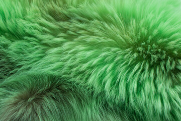 the texture of dyed fox fur. Natural animal skin