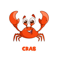 Cartoon Vector Crab Character With Vibrant Hues, Expressive Googly Eyes, And Comically Oversized Claws Aquatic Personage