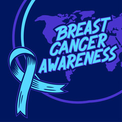 Breast Cancer Awareness Concept Poster