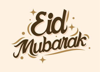 Eid mubarak calligraphy ramadhan design