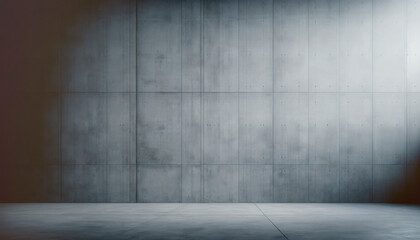 Dramatic gradient on concrete wall, contrasting warmth and coolness. Generative AI