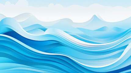 Abstract blue sea and beach summer background