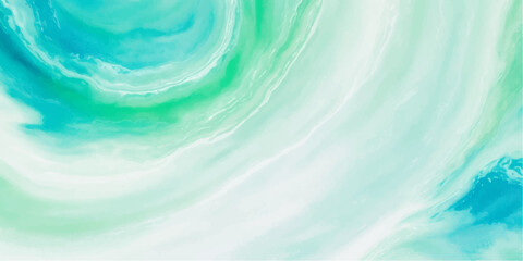 Transparent abstract soft blue and green abstract water color ocean wave texture background. Banner Graphic Resource as background for ocean wave and water wave abstract graphics	