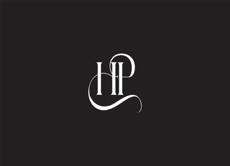 Letter HP logo, HP Monogram, Initial HP Logo, HP Logo,