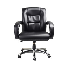 Obraz premium ergonomic chair cutout, clipart, office syndrome health seat, isolated on a transparent and white background.
