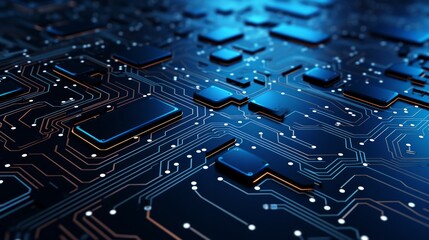 Advanced Technology Concept Visualization. Neural network AI generated art