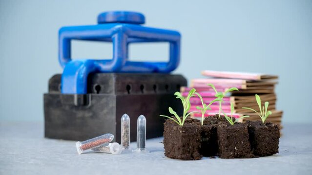 Soil blocking is a seed starting technique that relies on planting seeds in cubes of soil rather than cell trays or pots. Soil blocker is a great tool to make these soil blocks for seed starting.
